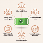 Woofstark Anti-Teek & Vlooien Tag | 12 Maanden Volledig Natuurlijk