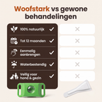 Woofstark Anti-Teek & Vlooien Tag | 12 Maanden Volledig Natuurlijk
